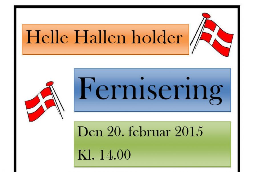 Helle Hallen holder Fernisering
