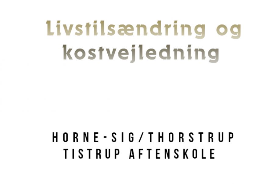Livstilsændring og kostvejledning