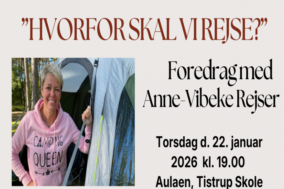 Tag med på rejse med Anne-Vibeke i et foredrag.