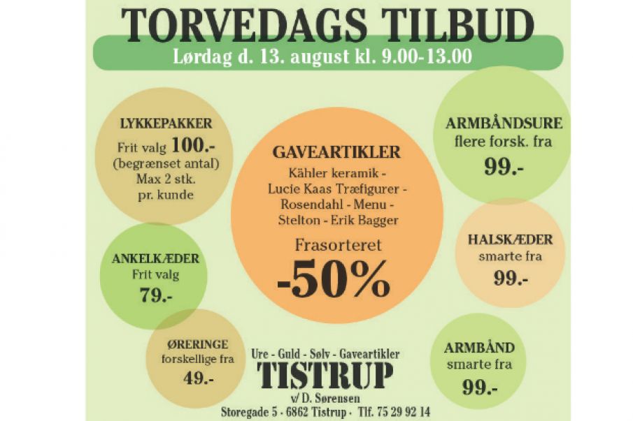 Torvedags tilbud