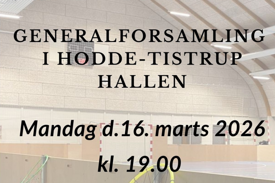 Generalforsamling i Hodde-Tistrup Hallen