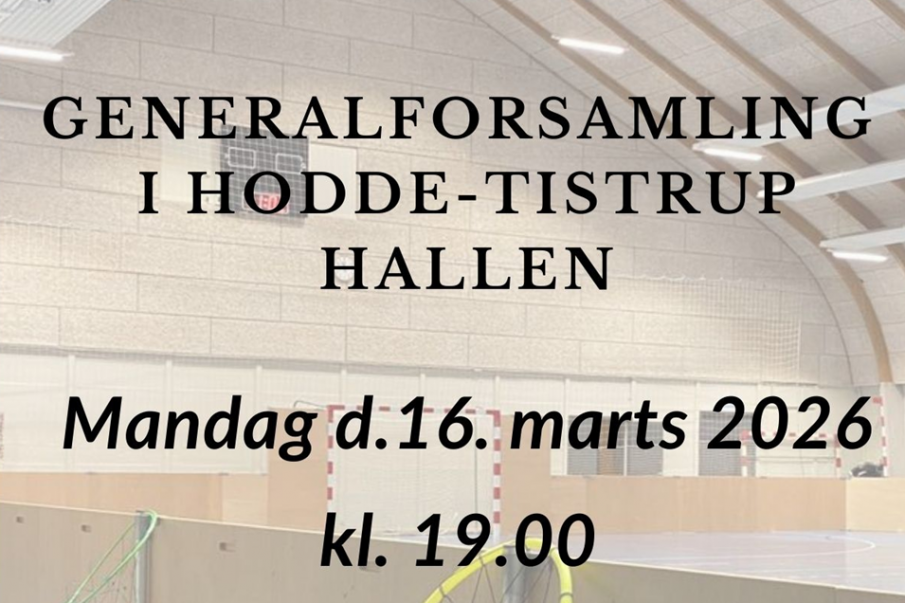 Generalforsamling i Hodde-Tistrup Hallen
