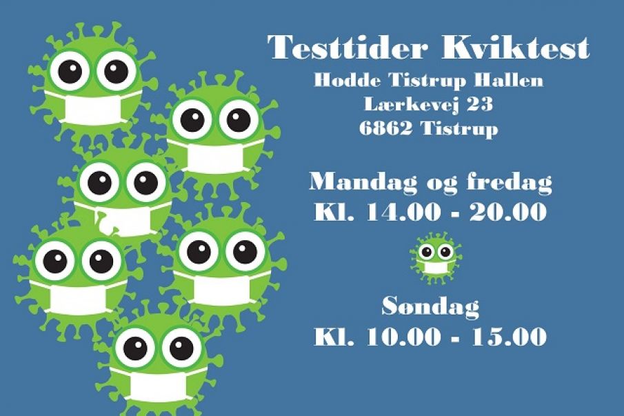 Nye testtider i Hodde Tistrup Hallen