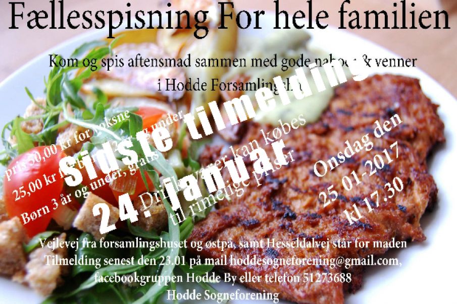 Fællesspisning For hele familien