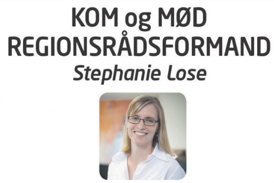 Mød regionsformand Stephanie Lose