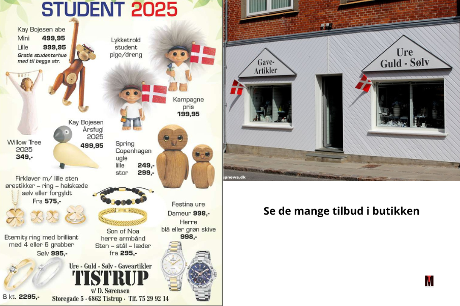 Nyheder fra Tistrup Gave, Guld og Sølv