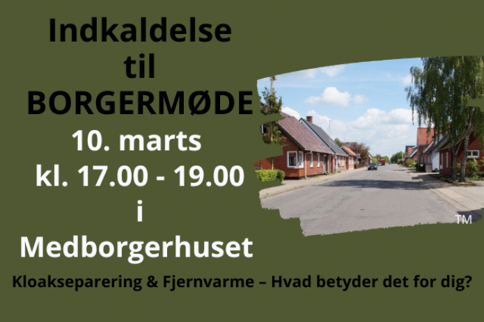 Invitation til Borgermøde
