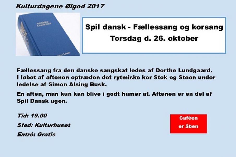 Kulturdagene Ølgod 2017