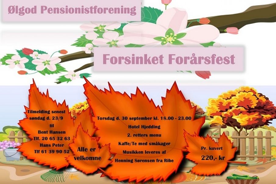 Forårsfest i september