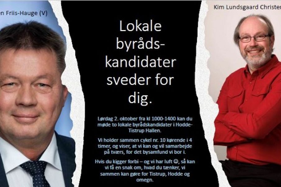 Lokale byråds kandidater sveder for dig.