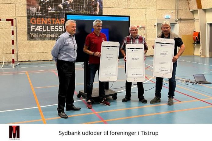 Sydbank sender penge til foreninger i Tistrup