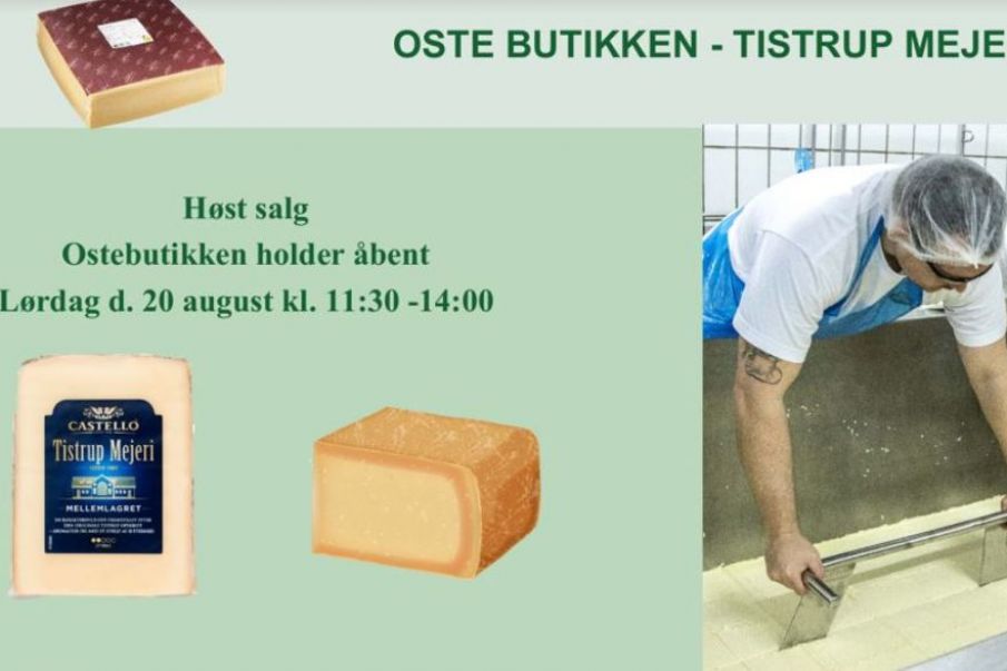 Ekstra åbent på lørdag d. 20 august