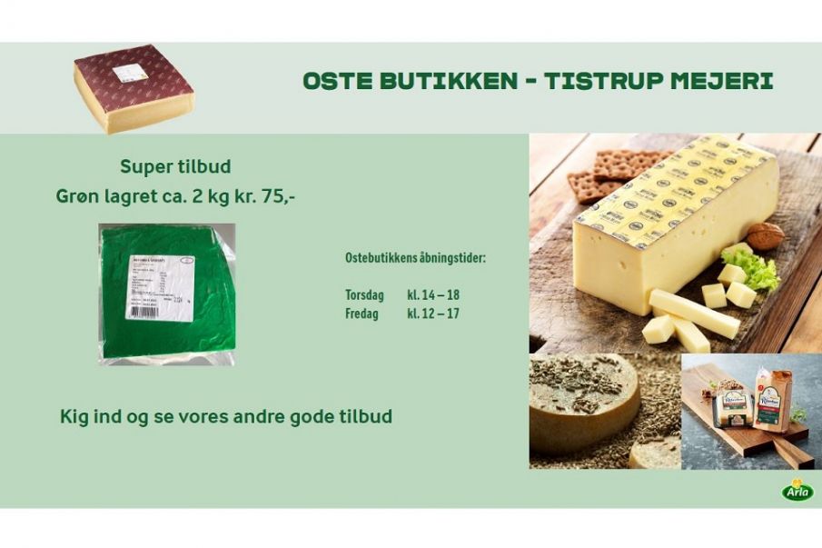 Sikke et tilbud fra Ostebutikken i Tistrup