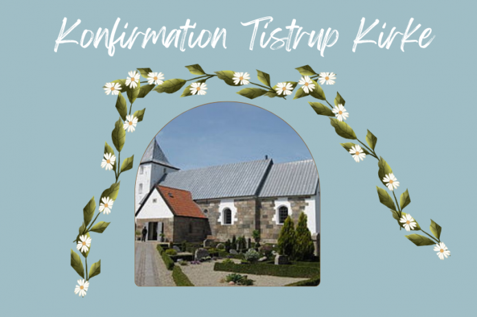 Konfirmander i Tistrup kirke lørdag den 17. maj 2025