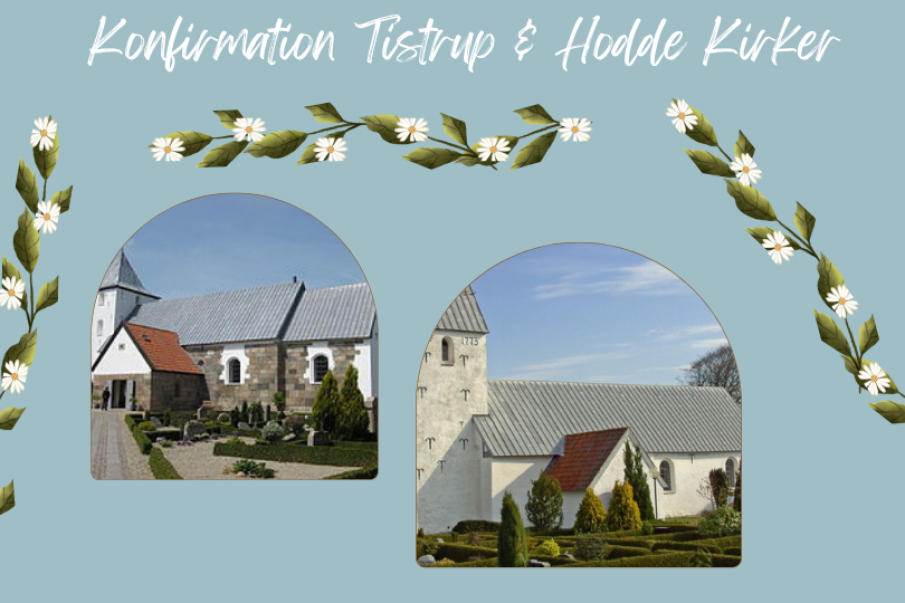 Navnene på konfirmanderne lørdag d. 2. maj