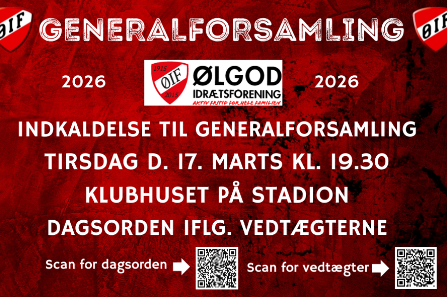 Generalforsamling Ølgod IF